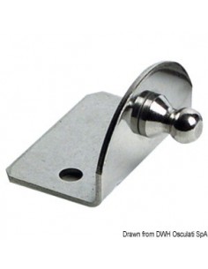 Placa 90 ° c/ esfera 10mm