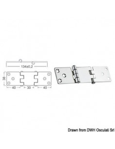 Dobradiça Saliente Inox