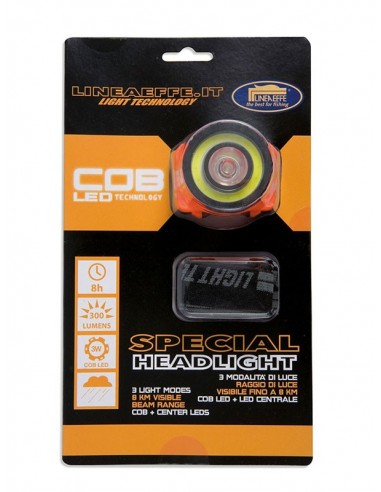 Lanterna de cabeça Lineaeffe COB LED...