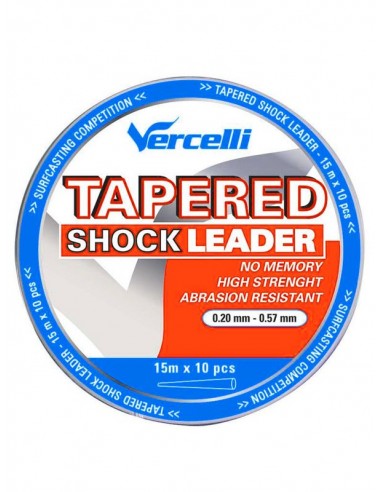 Vercelli Tapered Shock Leader 10x15m