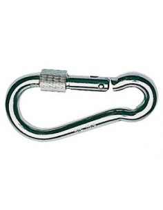 Mosquetão inox c/ anel 120 mm