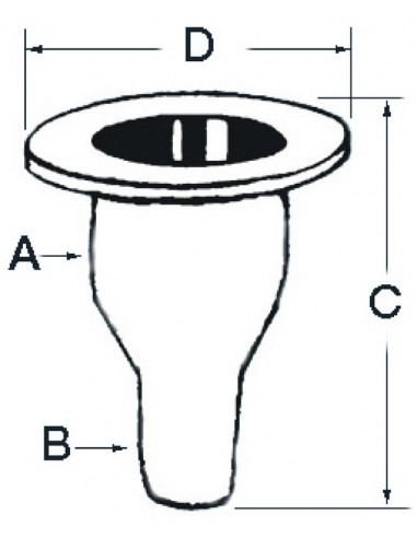 Passa casco  1/2"