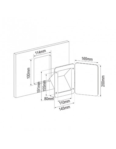 Perfil para bocal enchimento com tampa