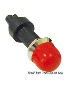 Botão de pressão -  Vermelho