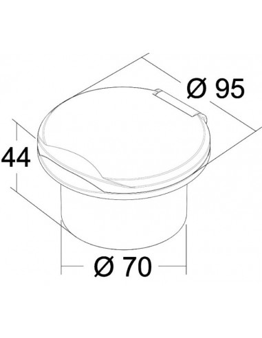 Chuveiro Evo SS c/ mangueira 2,5mt.