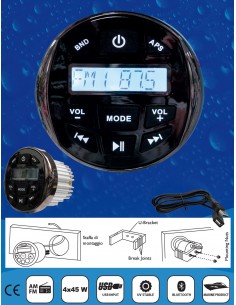 Rádio H820 USB/MP3/Bluetooth