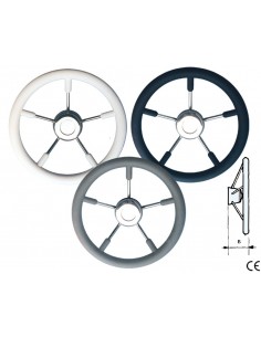 Volante Inox Cinzento