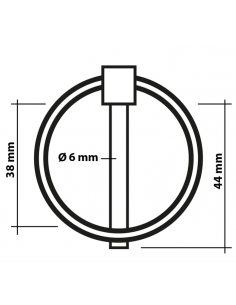Cavilha segurança 6mm - 2... 2