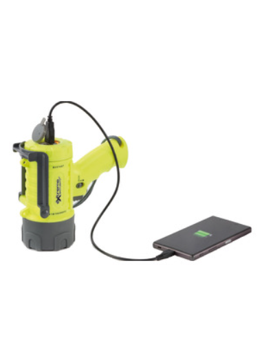 Lanterna led recarregável e estanque