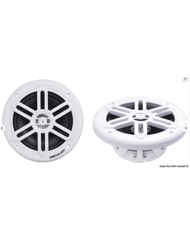 Colunas Marítimas 5.25" 2x 80w  - Branco