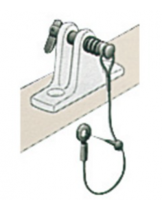 Cabo c/cavilha dobrável c/mola 2