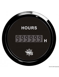 Conta Horas Digital Preto /...