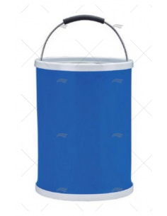 Balde dobrável azul 9Lt