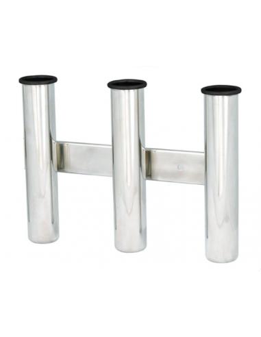 Suporte 3 canas - inox 316