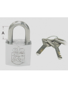 Kit 4 cadeados SS 20x30mm 2